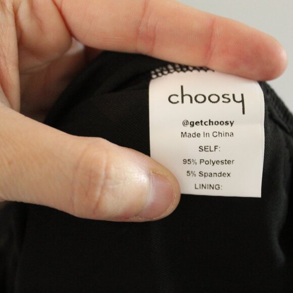 Choosy Black & White Floral Daisy Ruched Open Midrift Cutout Dress Size XS - Picture 7 of 9